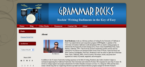 Grammar Rocks, Brad Henderson